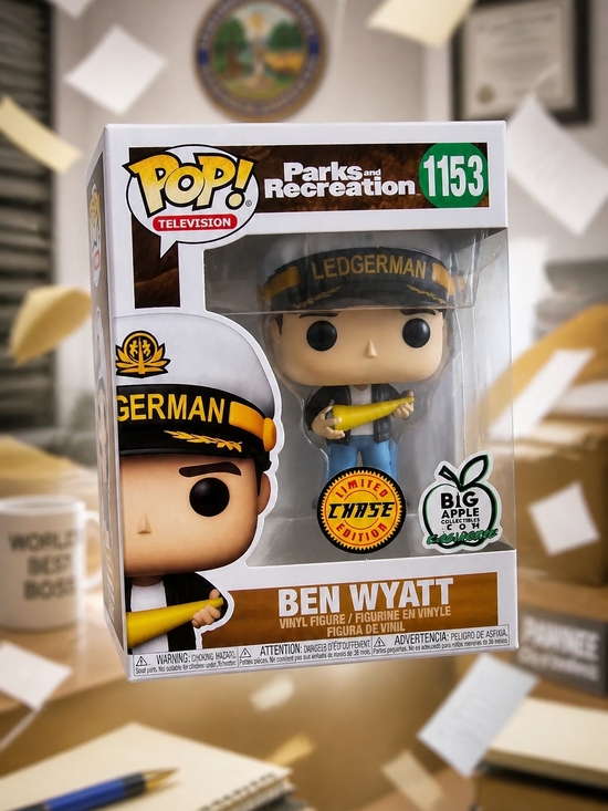 Funko Other - Funko Pop! Parks and Recreation Ben Wyatt #1153 - Yellow/Black